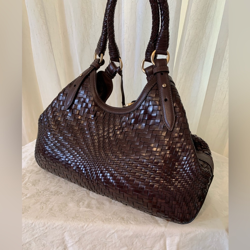 Cole Haan Genevieve Triangle Woven Tote Bag